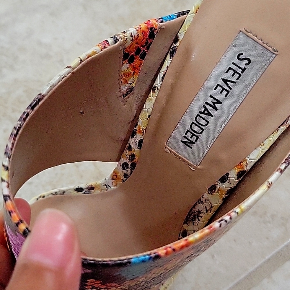 Steve Madden Python Sandal - Picture 6 of 7
